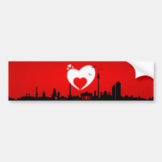 Aufkleber Skyline Berlin Autoaufkleber