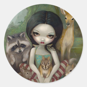 Aufkleber "Snow White and Your Animal Friends"