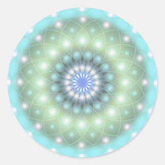 Aufkleber Soft Turquoise Mandala