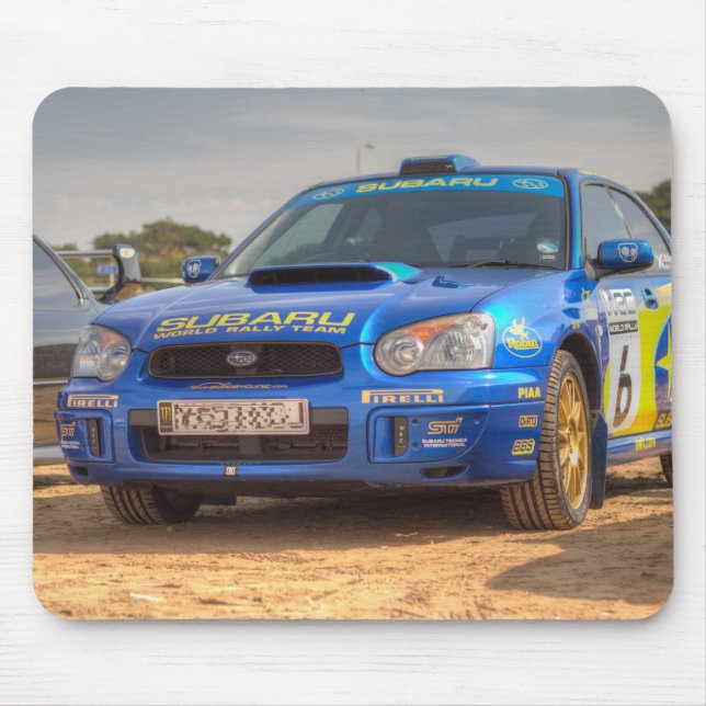 Aufkleber Subaru Impreza WTI SWRT Mousepad (Vorne)