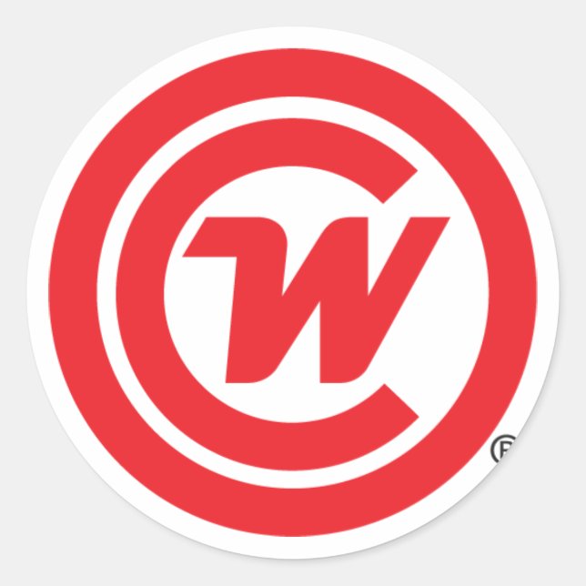 Aufkleber - Symbol für CLUBWAKA-Logo (Vorderseite)