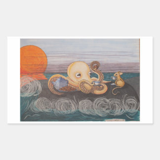 Aufkleber: Teatime Rechteckiger Aufkleber