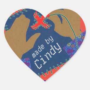 Aufkleber übergibt die Nadelspitze, die