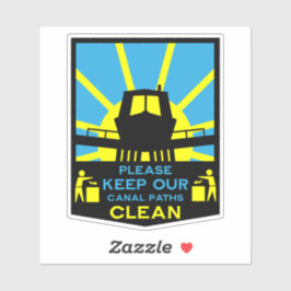 Aufkleber und Schilder für Narrowboat