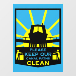 Aufkleber und Schilder für Narrowboat