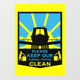 Aufkleber und Schilder für Narrowboat