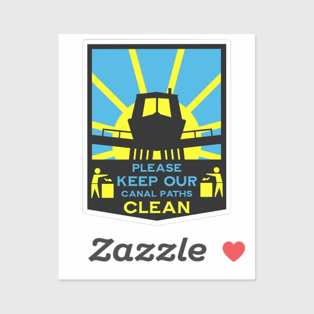 Aufkleber und Schilder für Narrowboat (Blatt)