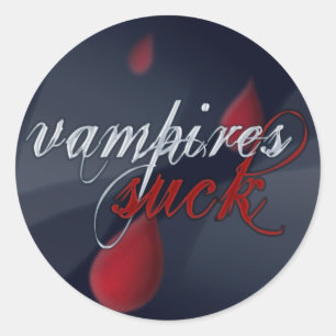 Aufkleber "Vampire Sind zum Kotzen"