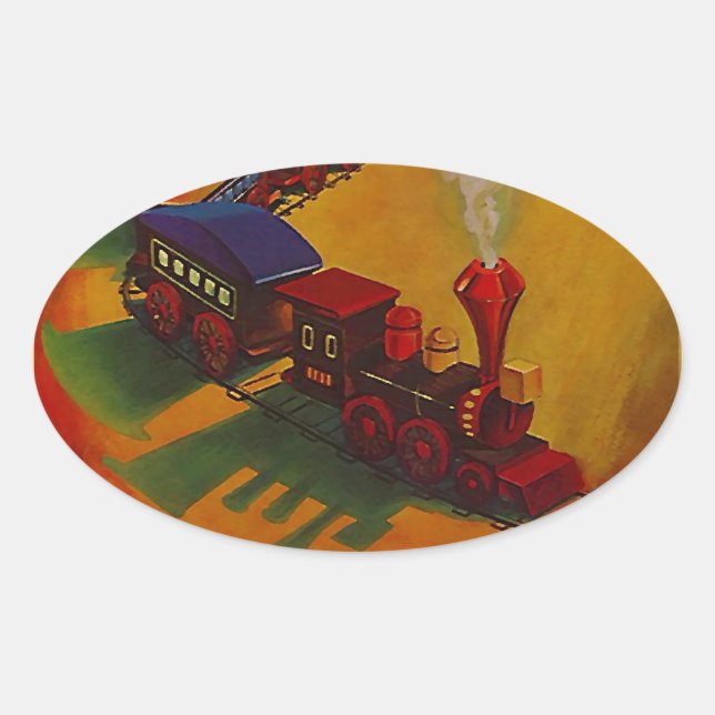 Aufkleber Vintag Miniaturspielzeug (Vorderseite)