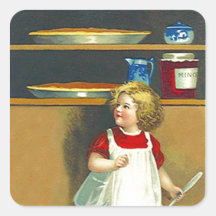 Aufkleber Vintage Feiertag Mincemeat-Pastete Ernte