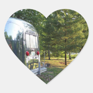 Aufkleber-Vintager Blechdose-Mirror Herz-Aufkleber