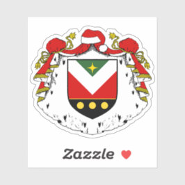 Aufkleber - Vollständiges Wappen des Botschafters