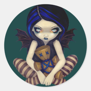 Aufkleber "Voodoo in Blau"