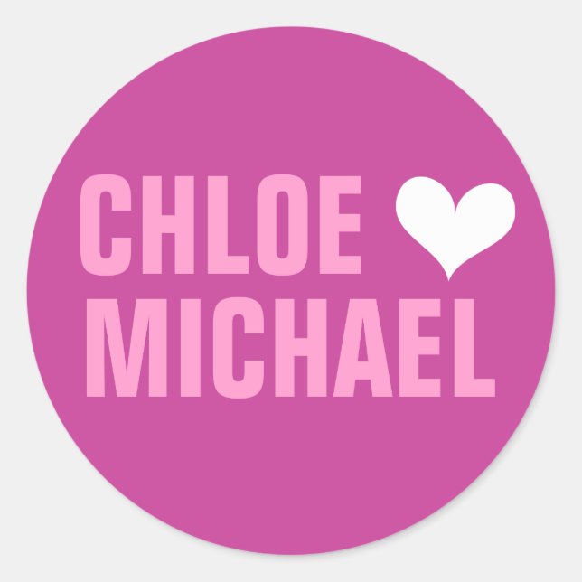 Aufkleber - weißes Herz (Vorderseite)