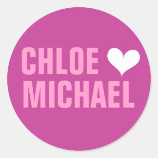 Aufkleber - weißes Herz