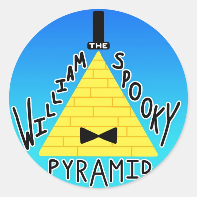 Aufkleber "William the SPOOKY Pyramid" 2 (Vorderseite)