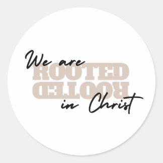 Aufkleber Wir sind in Christi-Glaube-Bibelzitaten 
