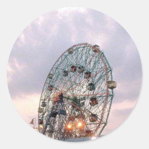 Aufkleber "Wonder Wheel at Twilight"