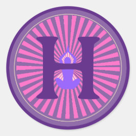 Aufkleber - Yoga Zen - Personalisiert - Erste Schr