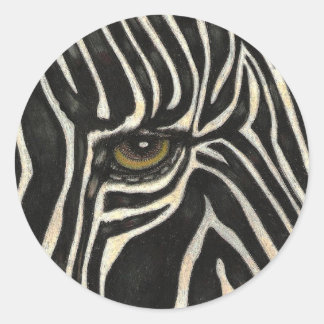 Aufkleber "Zebra Eye"