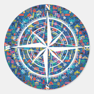 Aufkleber zum Thema Reisen