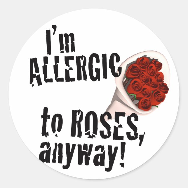 Aufkleber zum Valentinstag (Vorderseite)