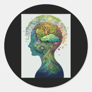 Aufkleber zum Welttag der psychischen Gesundheit