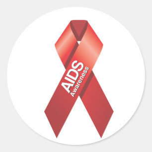 Aufkleber zur AIDS-Aufklärung