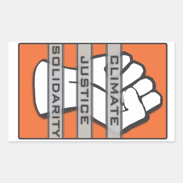 Aufkleber zur Solidarität im Klimaschutz (Vorderseite)