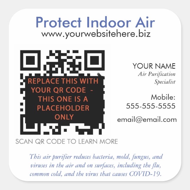 Aufkleber zur Verwendung bei ASP für Demoeinheiten (Vorderseite)