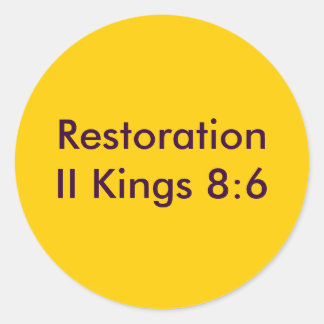 Aufkleber zur Wiederherstellung