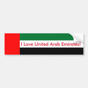 Aufkleberflagge der Vereinigten Arabischen Emirate Autoaufkleber