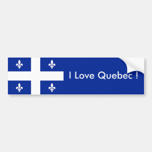 Aufkleberflagge Quebec, Kanada Autoaufkleber