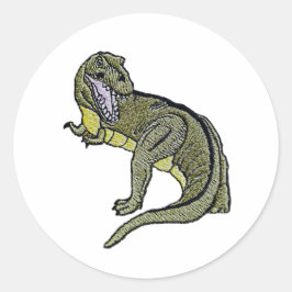 Aufkleberrolle runder aufkleber