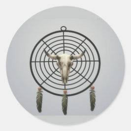 Aufkleberträumer von James Michael Miller Runder Aufkleber