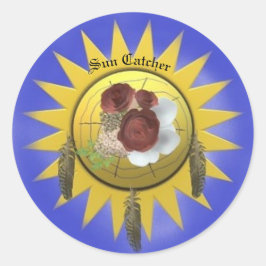 Aufkleberträumer von James Michael Miller Runder Aufkleber