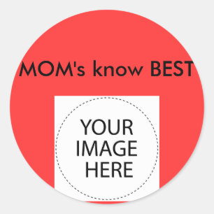 Aufklebervorlage Das MUSEUM Zazzle Geschenke Runder Aufkleber