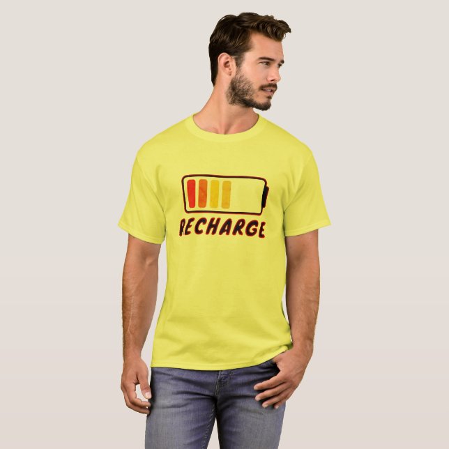 Aufladen T-Shirt (Vorne ganz)