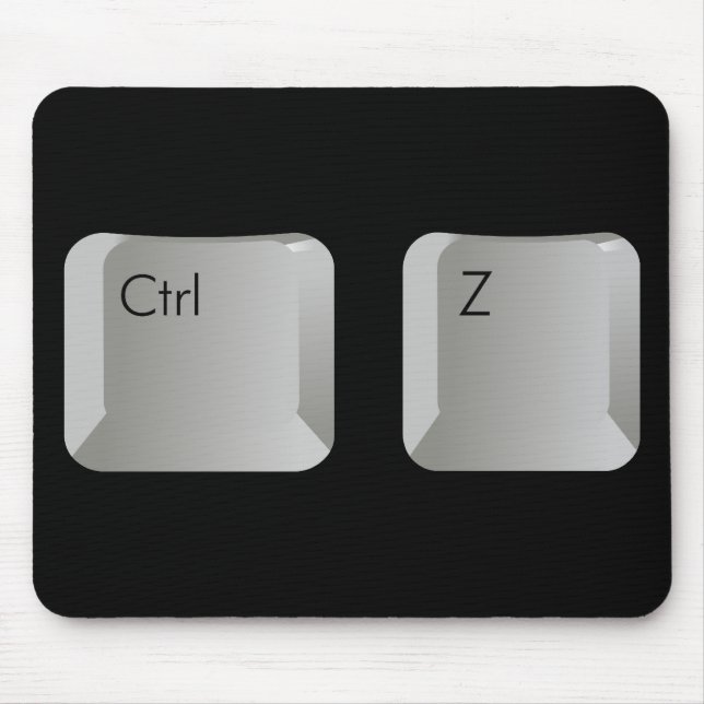 Auflage Ctrl Z Mousepad (Vorne)