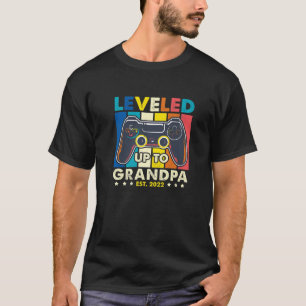 Aufleveln auf Opa 2022 Lustiger Gamer Vintage Ki T-Shirt
