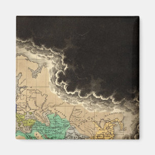 Auflösung des Reiches Charlemagne 912 AD Magnet