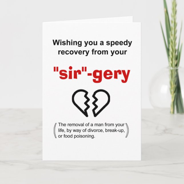 Auflösung von Beziehungen Karte (Vorderseite)