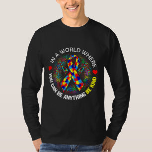 Aufmerksamkeit für Autismus in einer Welt, in der T-Shirt