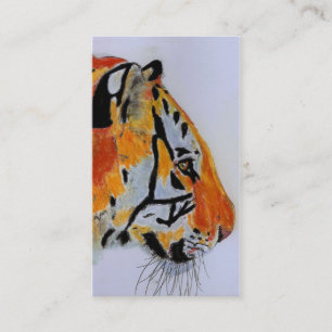 Aufmerksamkeit gefangen genommen visitenkarte