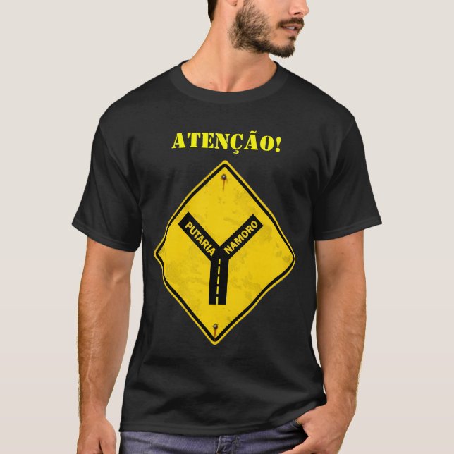 Aufmerksamkeit: Putaria - Brautzeit T-Shirt (Vorderseite)