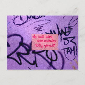 Aufmuntern de PoststraßeArt Postkarte