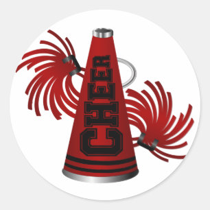 aufmuntern runder aufkleber