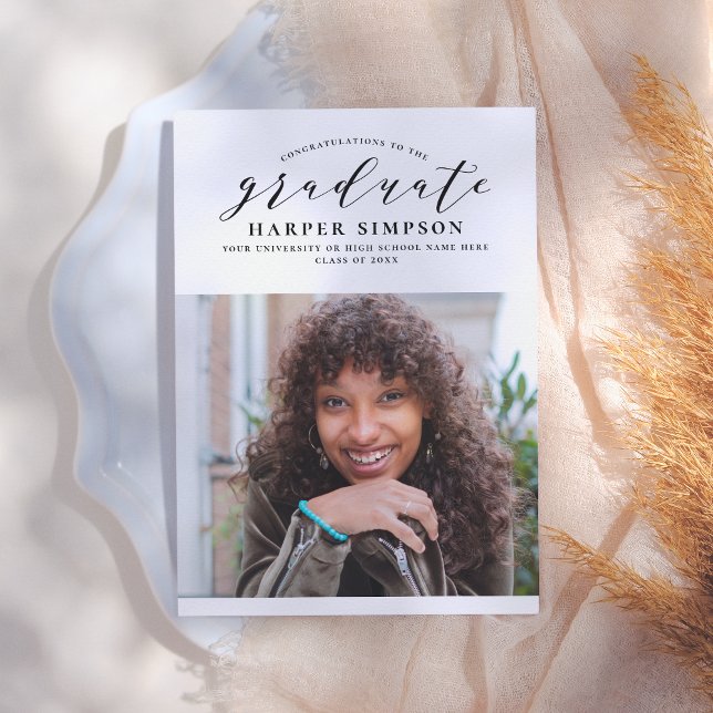 aufmuntern | Terracotta Foto Abschluss Ankündigung (Von Creator hochgeladen)