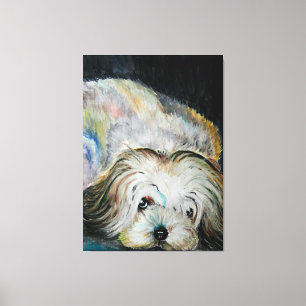 Aufnahme Dog Canvas - Malerei Leinwanddruck