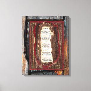 Aufnahme Leinwanddruck